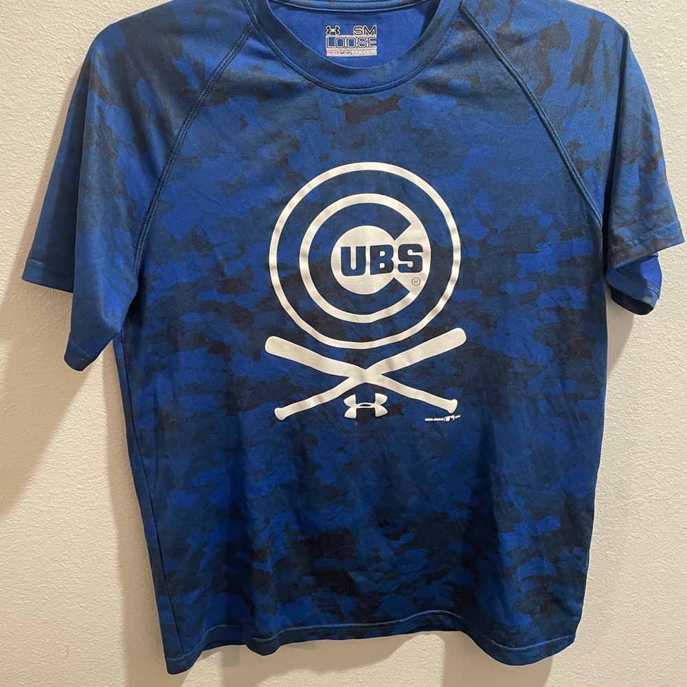 Under Armour Blue Camo Cubs Jersey 🔥